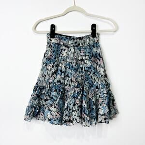 IRO blue grey pink skirt Arney 195 Size 32